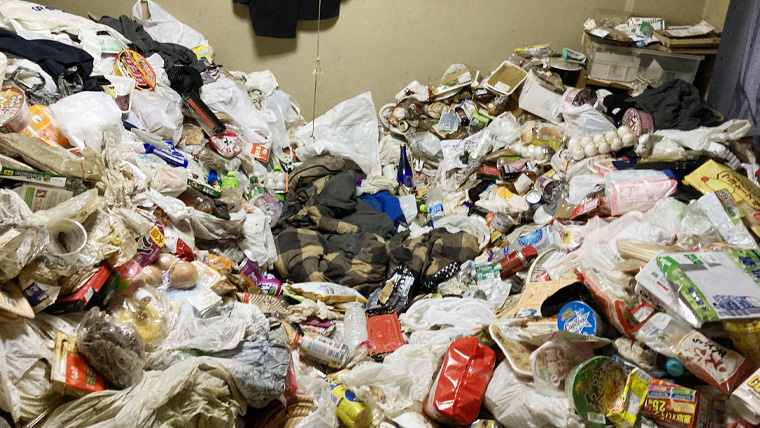 ゴミ屋敷レベルの見出し実際の部屋