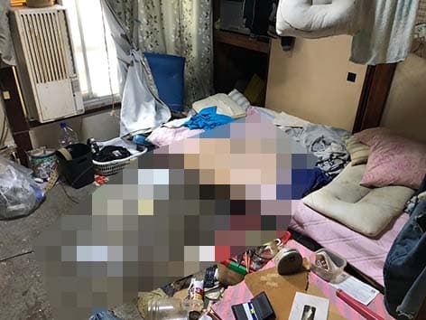 【東京都葛飾区】特殊清掃の施工事例|所有者が費用を全負担した孤独死現場の対応 Before