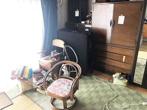 49日前に遺品整理の作業が必要な現場の事例【東京都板橋区】 Before