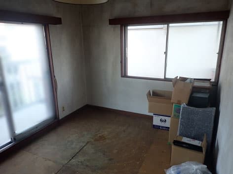 部屋が本で埋め尽くされた孤独死現場の特殊清掃【横浜市港南区】 After