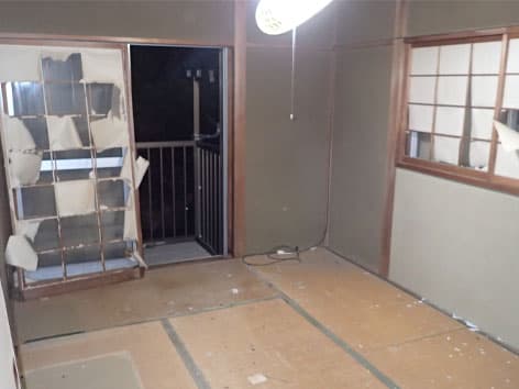 老朽化が進み床が崩れそうな実家の片付け【横浜市港南区】 After
