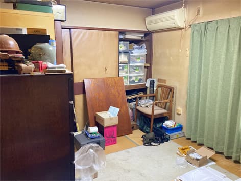 家の解体に伴う遺品整理、買取で費用を安くした方法を解説【東京都三鷹市】 Before