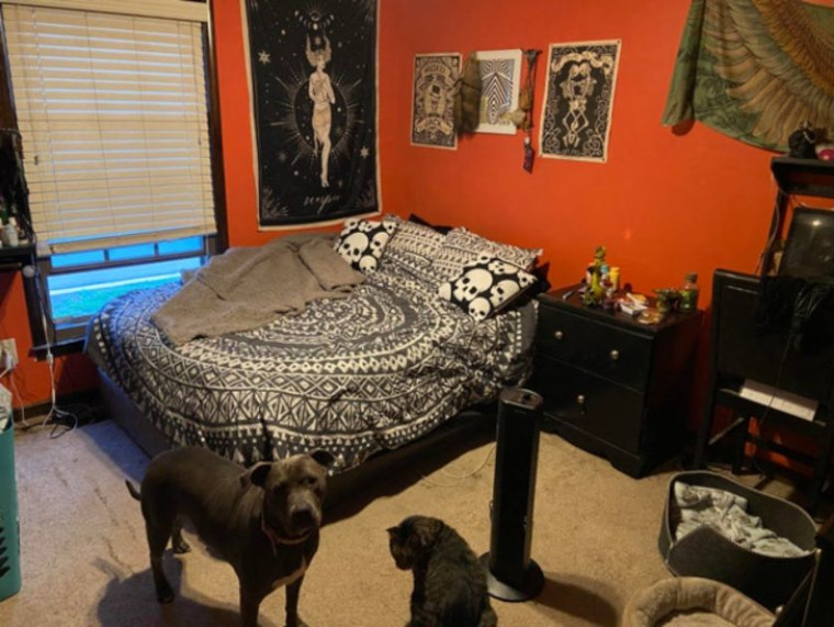 寝室：アフター