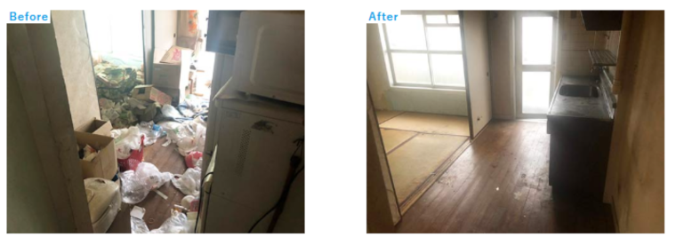 予算に限りがあるゴミ屋敷の片付け・清掃事例
