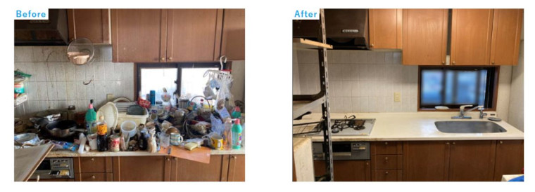 事例①生ごみ臭に害虫が群がる自宅の片付け｜275,000円