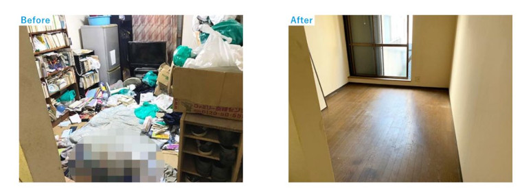 1Rの孤独死現場清掃｜525,000円