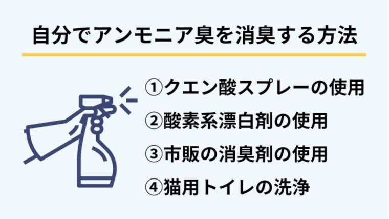 猫のおしっこの臭いを消す方法