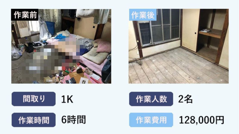 東京都葛飾区1Kアパート｜アパートで行われた特殊清掃と遺品整理の事例