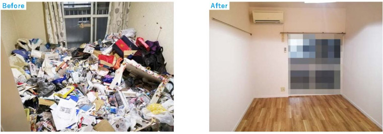 【東京都中野区】特殊清掃の施工事例｜ゴミ屋敷と孤独死が重なった部屋で原状回復まで実施